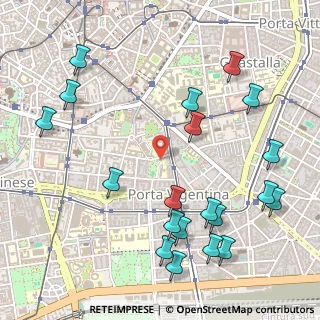 Mappa Via Quadronno, 20121 Milano MI, Italia (0.6415)