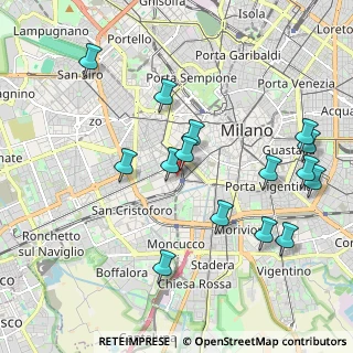 Mappa Via Vincenzo Forcella, 20123 Milano MI, Italia (2.14467)