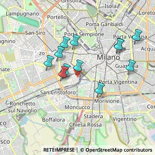 Mappa Via Vincenzo Forcella, 20123 Milano MI, Italia (1.78)