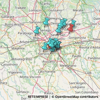 Mappa Via Vincenzo Forcella, 20123 Milano MI, Italia (8.07706)