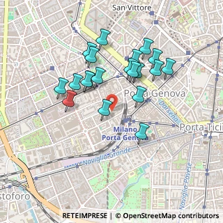 Mappa Via Vincenzo Forcella, 20123 Milano MI, Italia (0.413)