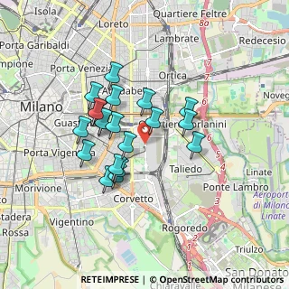Mappa Via Gaspare Vismara, 20137 Milano MI, Italia (1.4295)