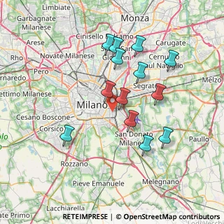 Mappa Via Gaspare Vismara, 20137 Milano MI, Italia (6.83385)