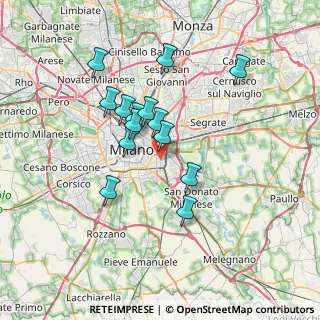 Mappa Via Gaspare Vismara, 20137 Milano MI, Italia (5.96429)