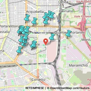 Mappa Via Gaspare Vismara, 20137 Milano MI, Italia (1.0725)