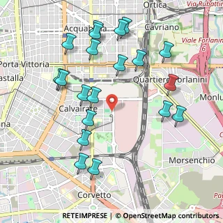 Mappa Via Gaspare Vismara, 20137 Milano MI, Italia (1.09)
