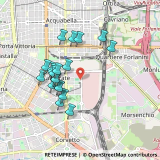 Mappa Via Gaspare Vismara, 20137 Milano MI, Italia (0.8675)