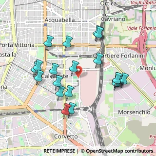 Mappa Via Gaspare Vismara, 20137 Milano MI, Italia (0.9625)