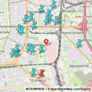Mappa Via Gaspare Vismara, 20137 Milano MI, Italia (1.278)