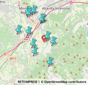 Mappa Via Scamozzi, 36040 Brendola VI, Italia (3.55833)