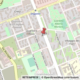 Mappa Via Angelo Inganni, 81, 20147 Milano, Milano (Lombardia)