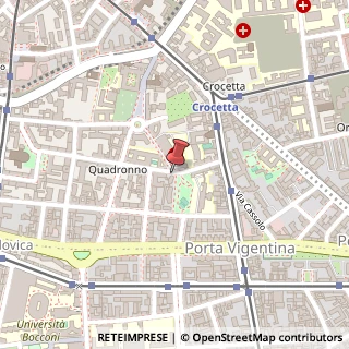 Mappa Via Quadronno, 24, 20122 Milano, Milano (Lombardia)
