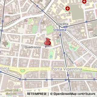 Mappa Via Quadronno, 20, 20122 Milano, Milano (Lombardia)