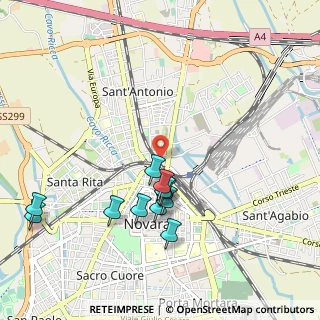 Mappa Via Giovanni Biroli, 28100 Novara NO, Italia (1.00091)