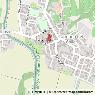 Mappa Via Mella, 26, 25020 Capriano del Colle, Brescia (Lombardia)