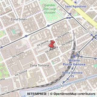 Mappa Via Voghera, 11, 20144 Milano, Milano (Lombardia)