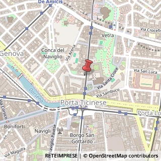 Mappa Corso di Porta Ticinese, 84, 20123 Milano, Milano (Lombardia)