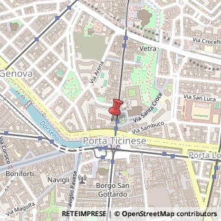 Mappa Corso di Porta Ticinese, 100, 20123 Milano, Milano (Lombardia)