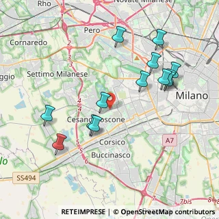 Mappa Via Ferruccio Parri, 20147 Milano MI, Italia (4.08077)