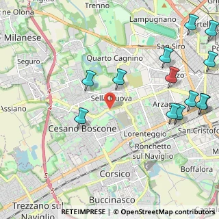 Mappa Via Ferruccio Parri, 20147 Milano MI, Italia (2.81615)