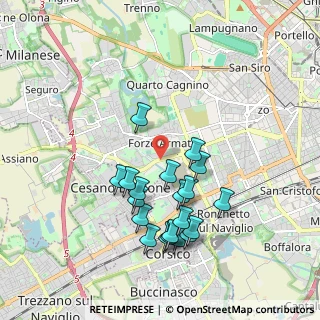 Mappa Via Ferruccio Parri, 20147 Milano MI, Italia (1.835)