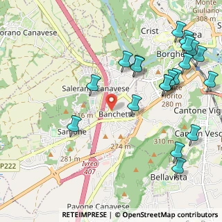 Mappa Via della Torretta, 10010 Banchette TO, Italia (1.301)