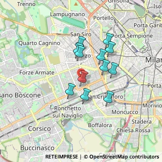 Mappa Largo Cavalieri di Malta, 20146 Milano MI, Italia (1.37333)
