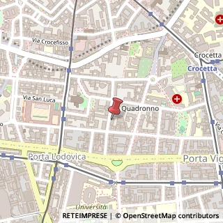 Mappa Via San Francesco D'Assisi, 15, 20122 Milano, Milano (Lombardia)