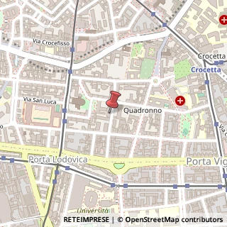 Mappa Via San Francesco D'Assisi, 12, 20122 Milano, Milano (Lombardia)