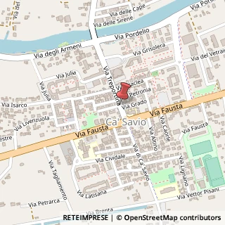 Mappa Via Treportina,  14, 30010 Cavallino-Treporti, Venezia (Veneto)