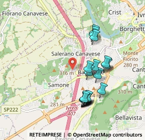 Mappa Via Guglielmo Marconi, 10010 Samone TO, Italia (0.883)