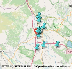 Mappa Via Guglielmo Marconi, 10010 Samone TO, Italia (4.52455)