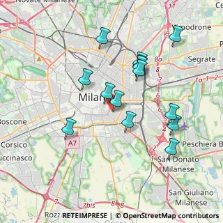 Mappa Via Pier Lombardo, 20135 Milano MI, Italia (3.54357)