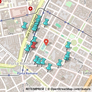 Mappa Via Pier Lombardo, 20135 Milano MI, Italia (0.243)