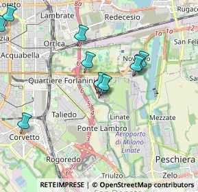 Mappa Milano Linate Airport, 20138 Milano MI, Italia (2.06083)