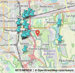 Mappa Milano Linate Airport, 20138 Milano MI, Italia (1.9465)