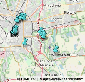 Mappa Milano Linate Airport, 20138 Milano MI, Italia (4.5705)
