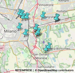 Mappa Milano Linate Airport, 20138 Milano MI, Italia (3.46588)