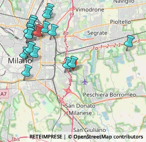 Mappa Milano Linate Airport, 20138 Milano MI, Italia (4.91389)