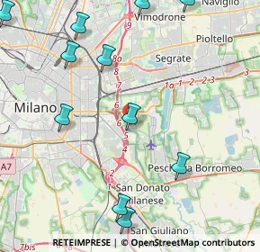 Mappa Milano Linate Airport, 20138 Milano MI, Italia (5.42364)