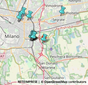 Mappa Milano Linate Airport, 20138 Milano MI, Italia (3.10923)