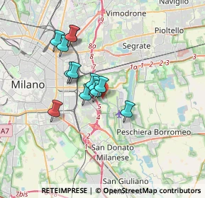 Mappa Milano Linate Airport, 20138 Milano MI, Italia (2.75923)