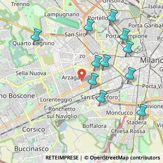 Mappa Via Donati Mario, 20146 Milano MI, Italia (2.25273)