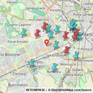 Mappa Via Donati Mario, 20146 Milano MI, Italia (2.096)