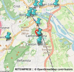 Mappa Canton Vesco, 10015 Ivrea TO, Italia (0.97077)