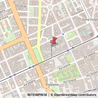 Mappa Via Montecatini, 1, 20144 Milano, Milano (Lombardia)