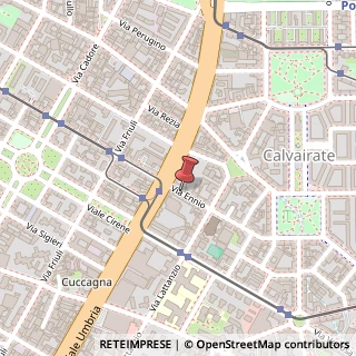 Mappa Via Ennio,  6, 20137 Milano, Milano (Lombardia)