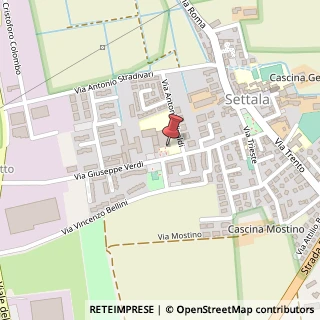Mappa Via G. Verdi, 10, 20090 Settala, Milano (Lombardia)
