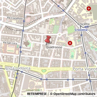 Mappa Via Quadronno, 6, 20122 Milano, Milano (Lombardia)