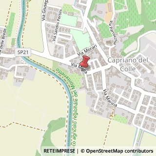 Mappa Via Mella, 49, 25020 Capriano del Colle, Brescia (Lombardia)